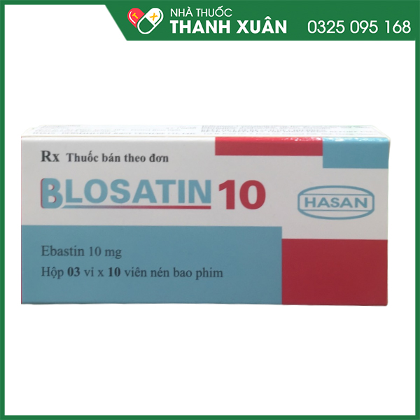 Blosatin 10 điều trị viêm mũi, dị ứng